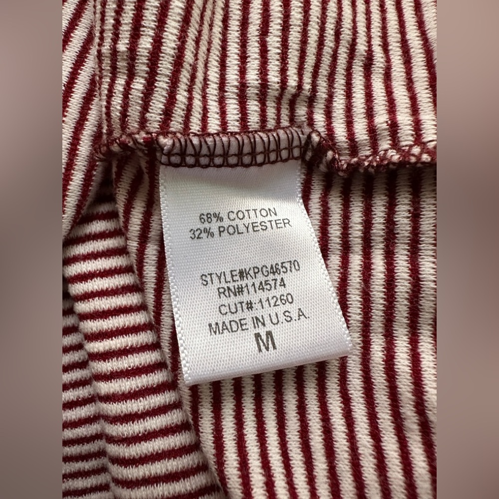 Anthropologie Ro & De Striped Bell Sleeve‎ Knit Top Size M - Picture 8 of 10